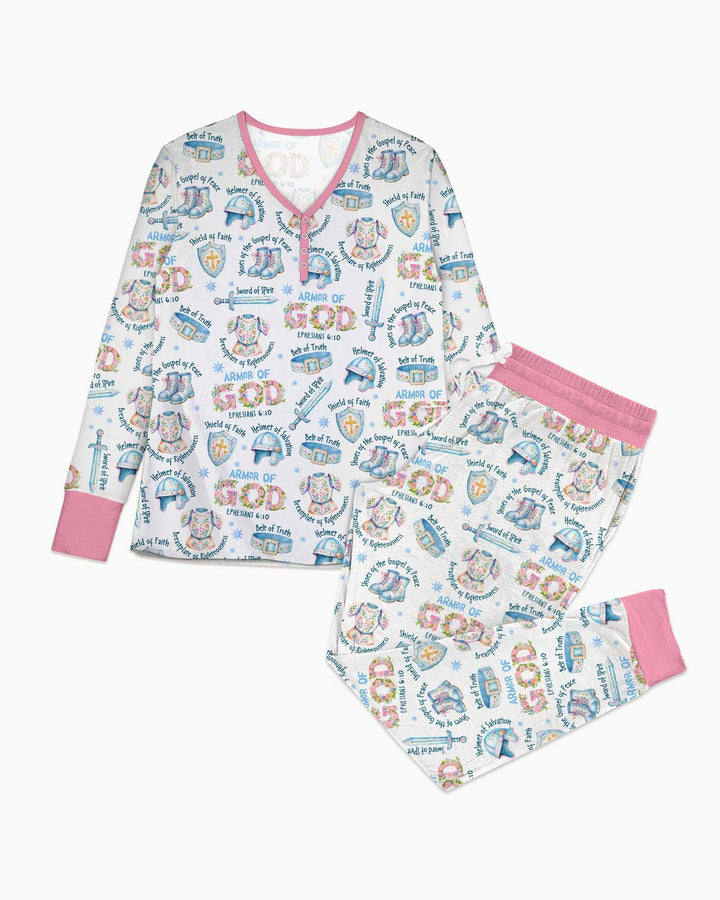 Put On The Full Armor Of God Bamboo Women Pajama Set