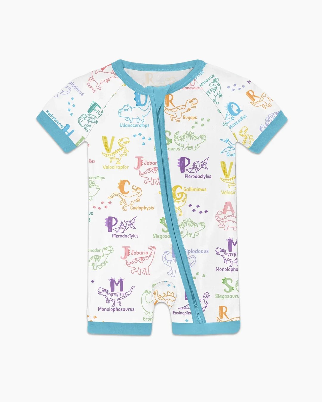 Dino Alfabeto ABC Bamboo Shorty Cremallera