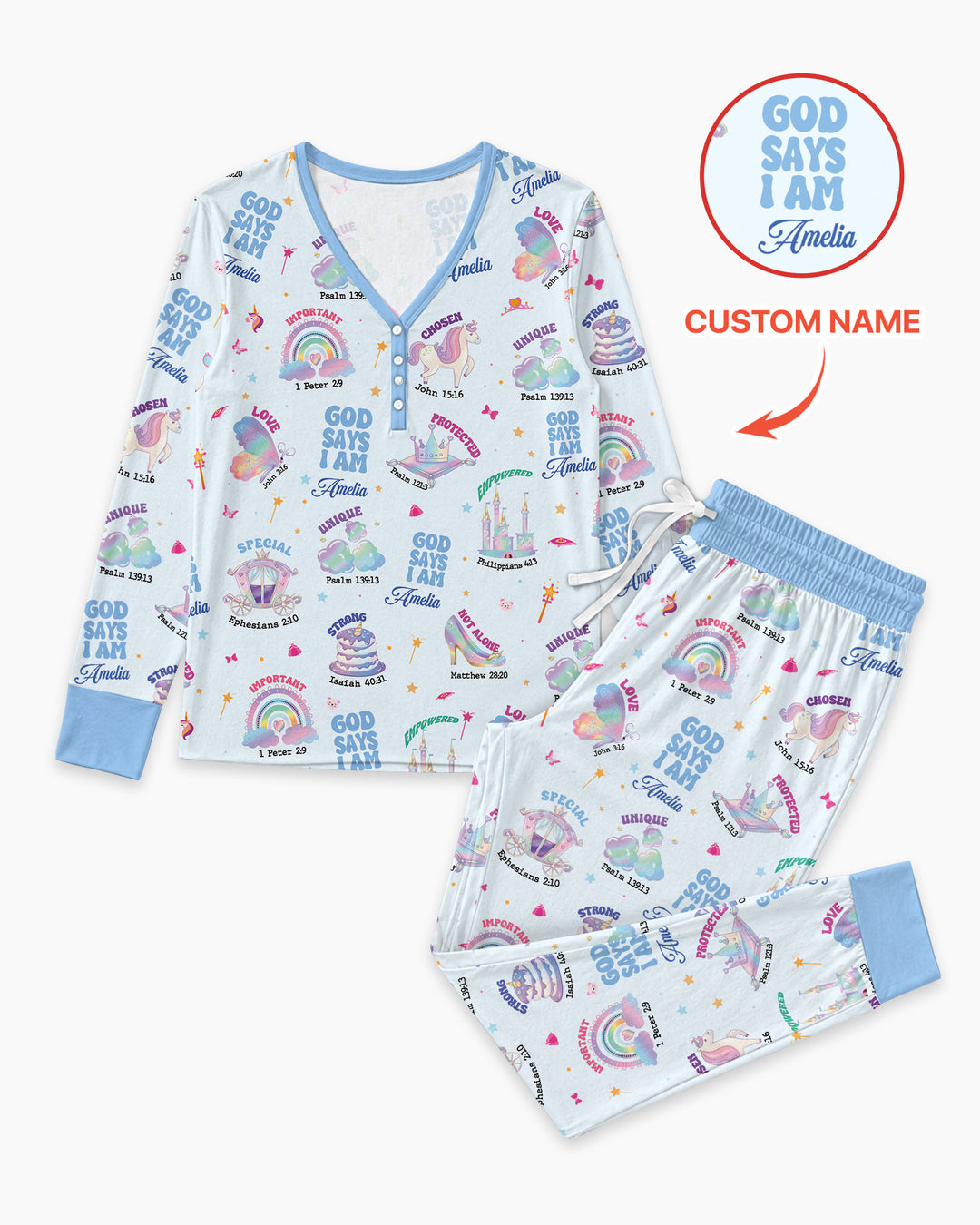 God Say I am Women's Pajama Set