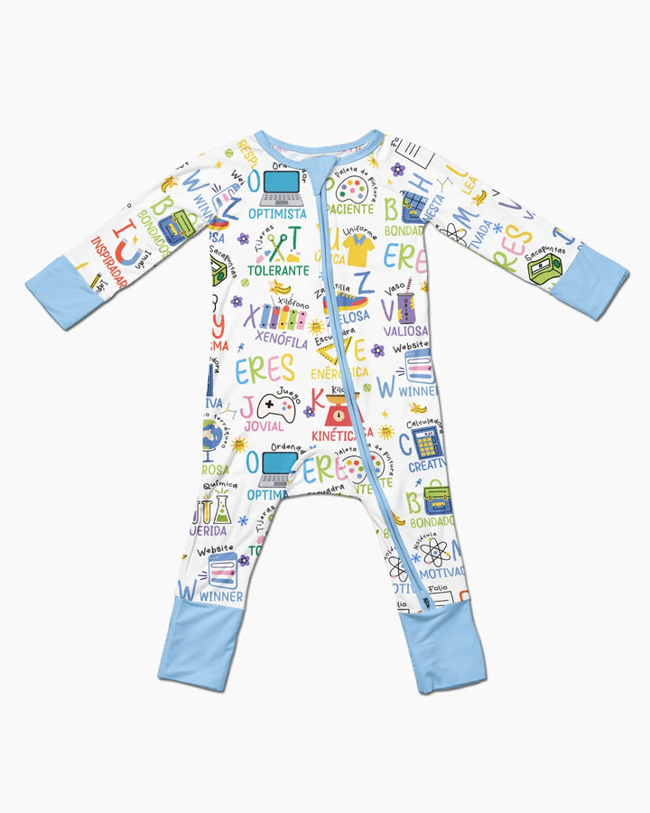 You Are Spanish Alphabet Version Bamboo Convertible Zippy