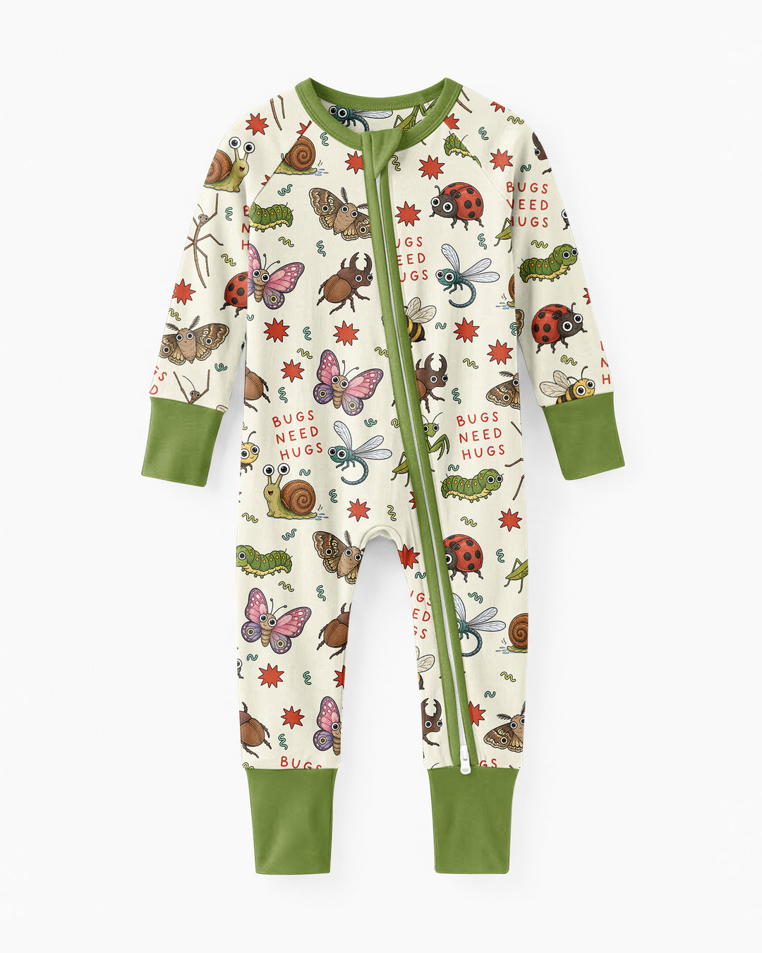 Bugs Need Hug Bamboo Convertible Zippy