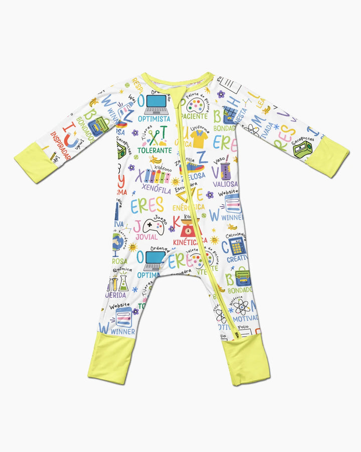 You Are Spanish Alphabet Version Bamboo Convertible Zippy