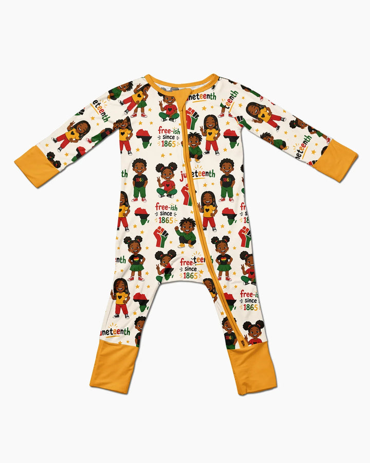 Juneteenth Free-ish Since 1865 Bamboo Convertible Zippy