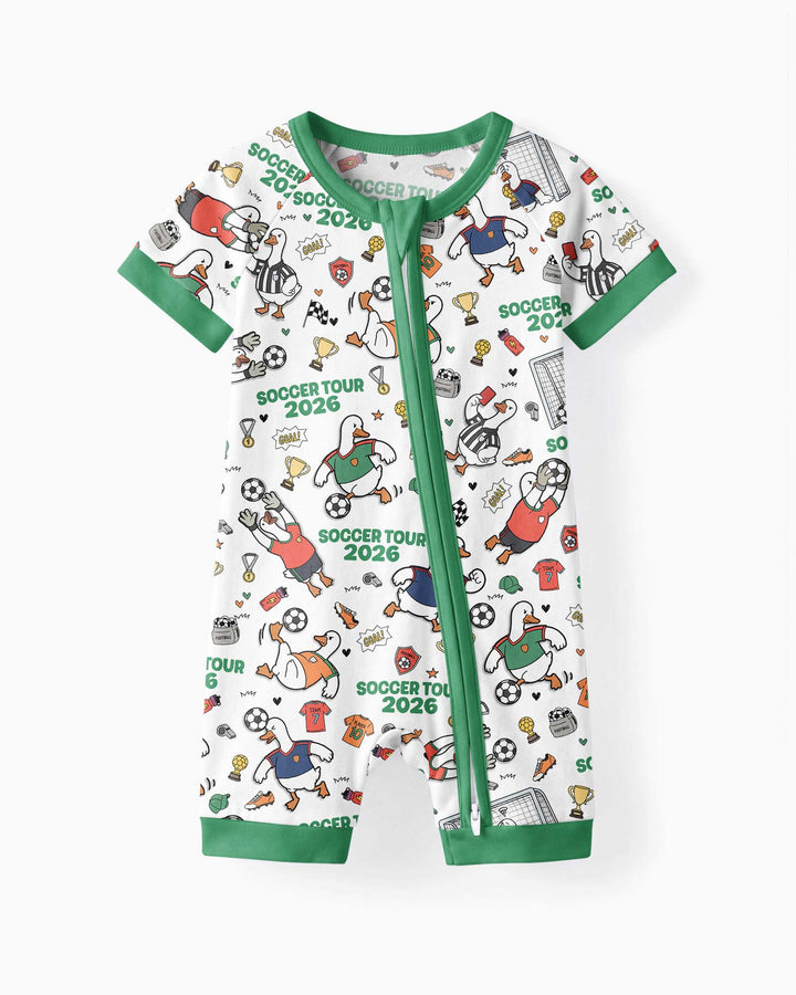 Funny Goose Soccer Tour 2026 Bamboo Shorty Zippy