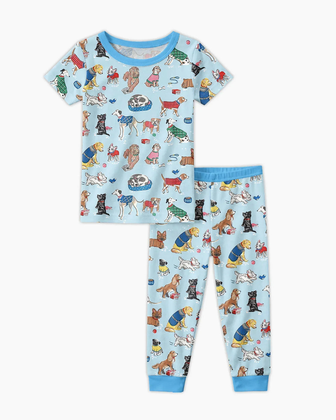 Best Bud Bark Family Matching Bamboo Two Piece Short Sleeve Pajama Set