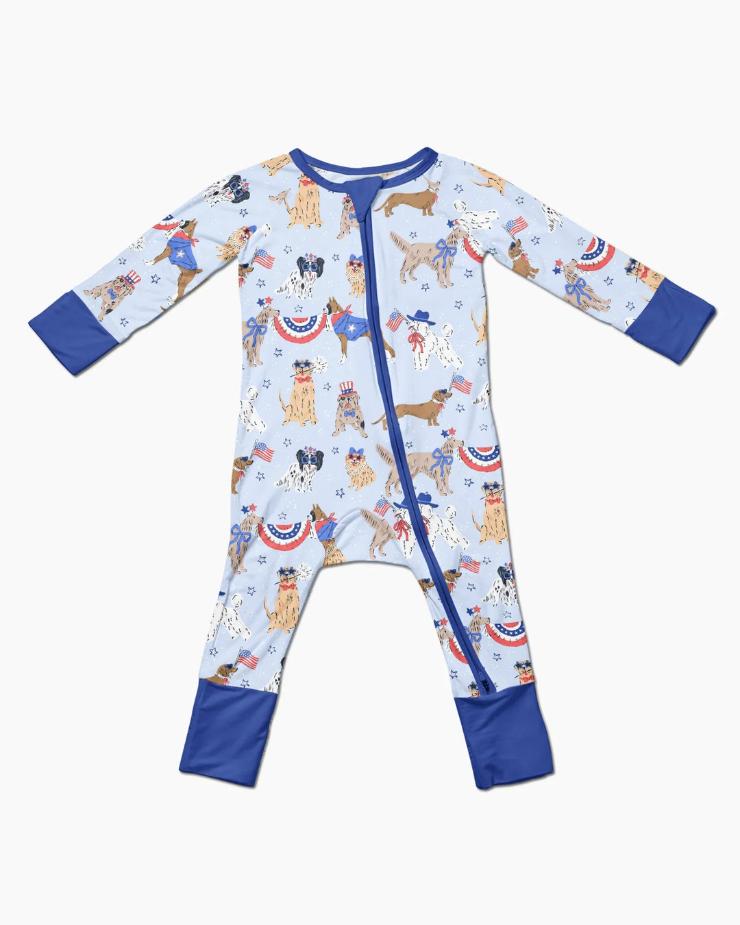 Patriotic Pups Family Matching Bamboo Convertible Zippy