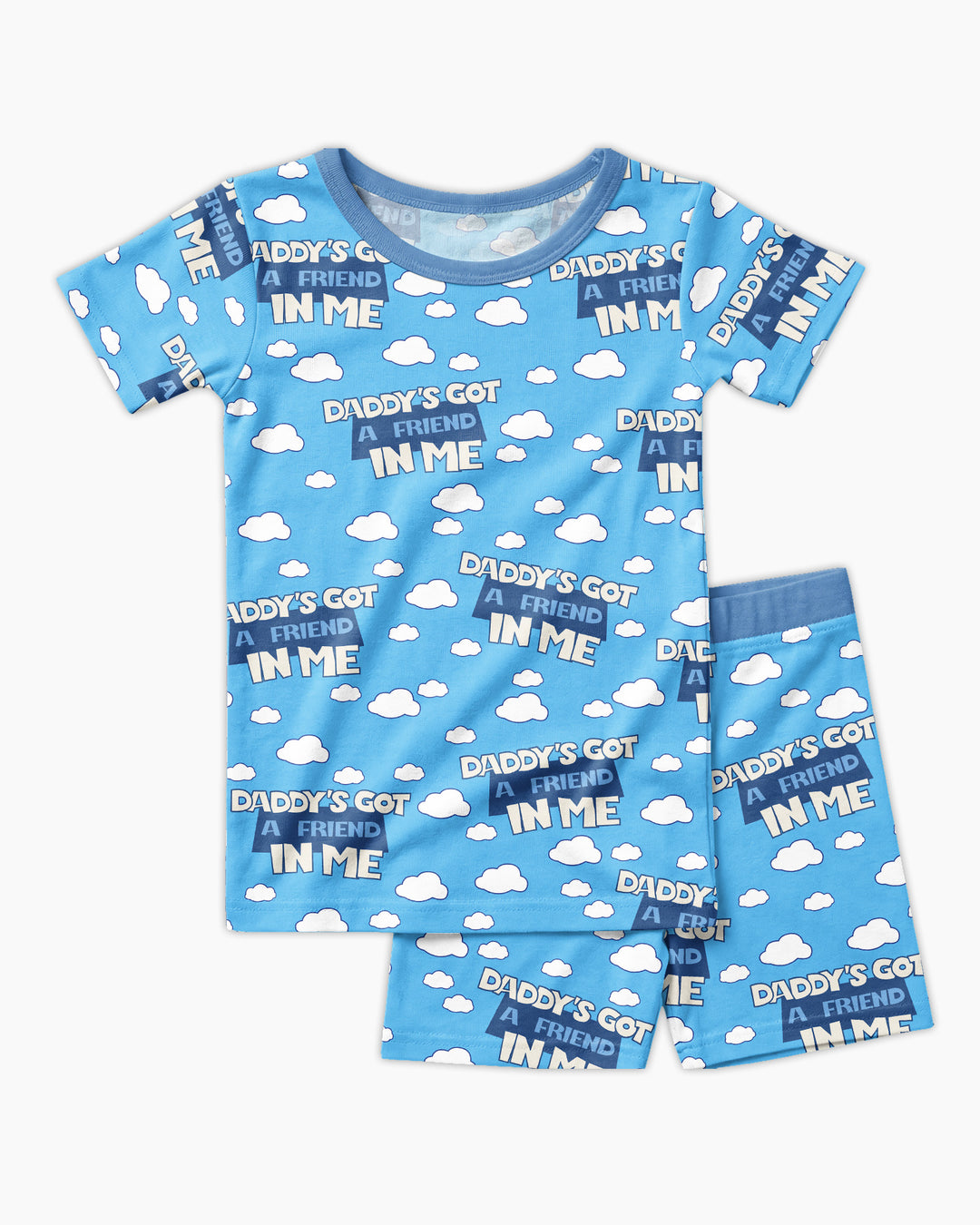 Conjunto de Pijama de Dos Piezas de Bambú con Mangas Cortas y Pantalones Cortos