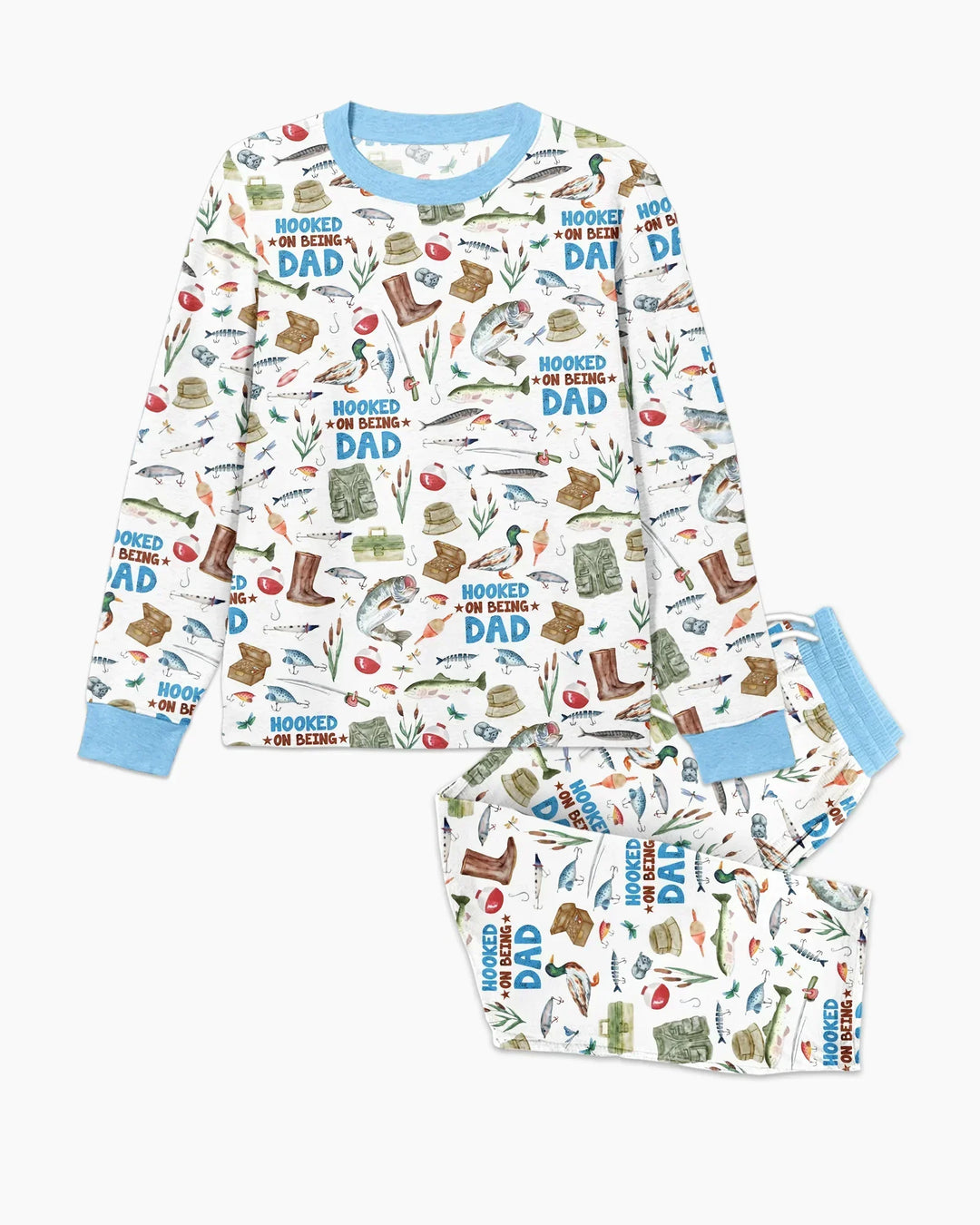 Hooked On Being Dad Daddy & Me Matching Bamboo Men's Pajama Set