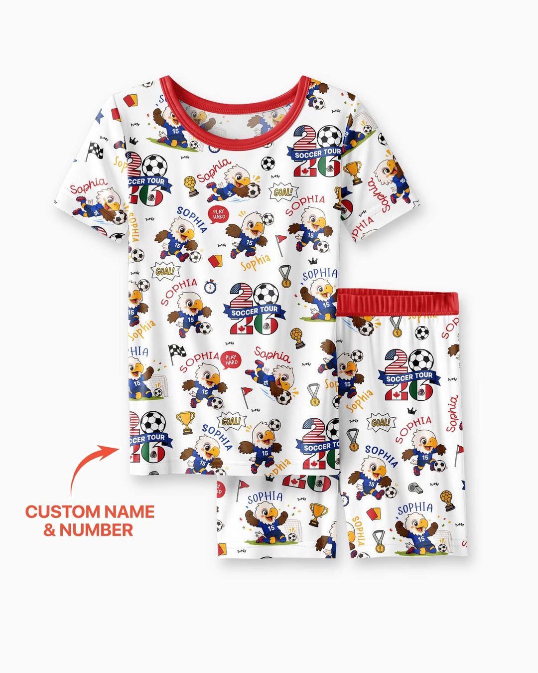 Schlafanzug-Set zweiteilig, kurze Ärmel, kurze Hose, Bambus