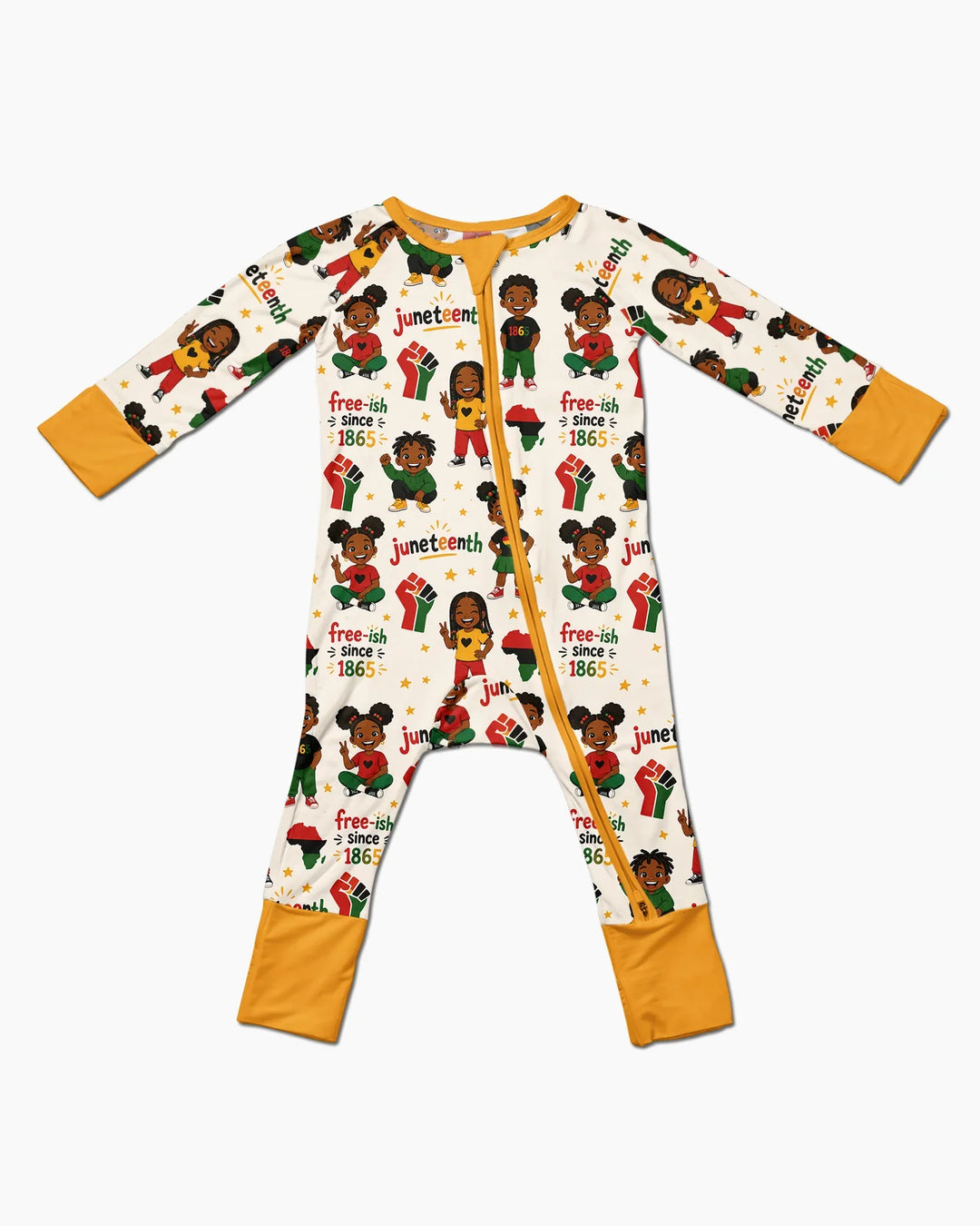Juneteenth Free-ish Since 1865 Bamboo Convertible Zippy