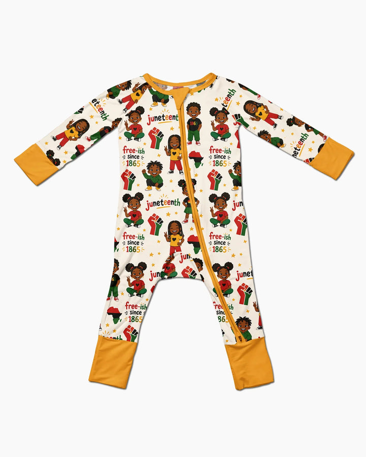 Juneteenth Free-ish Since 1865 Bamboo Convertible Zippy