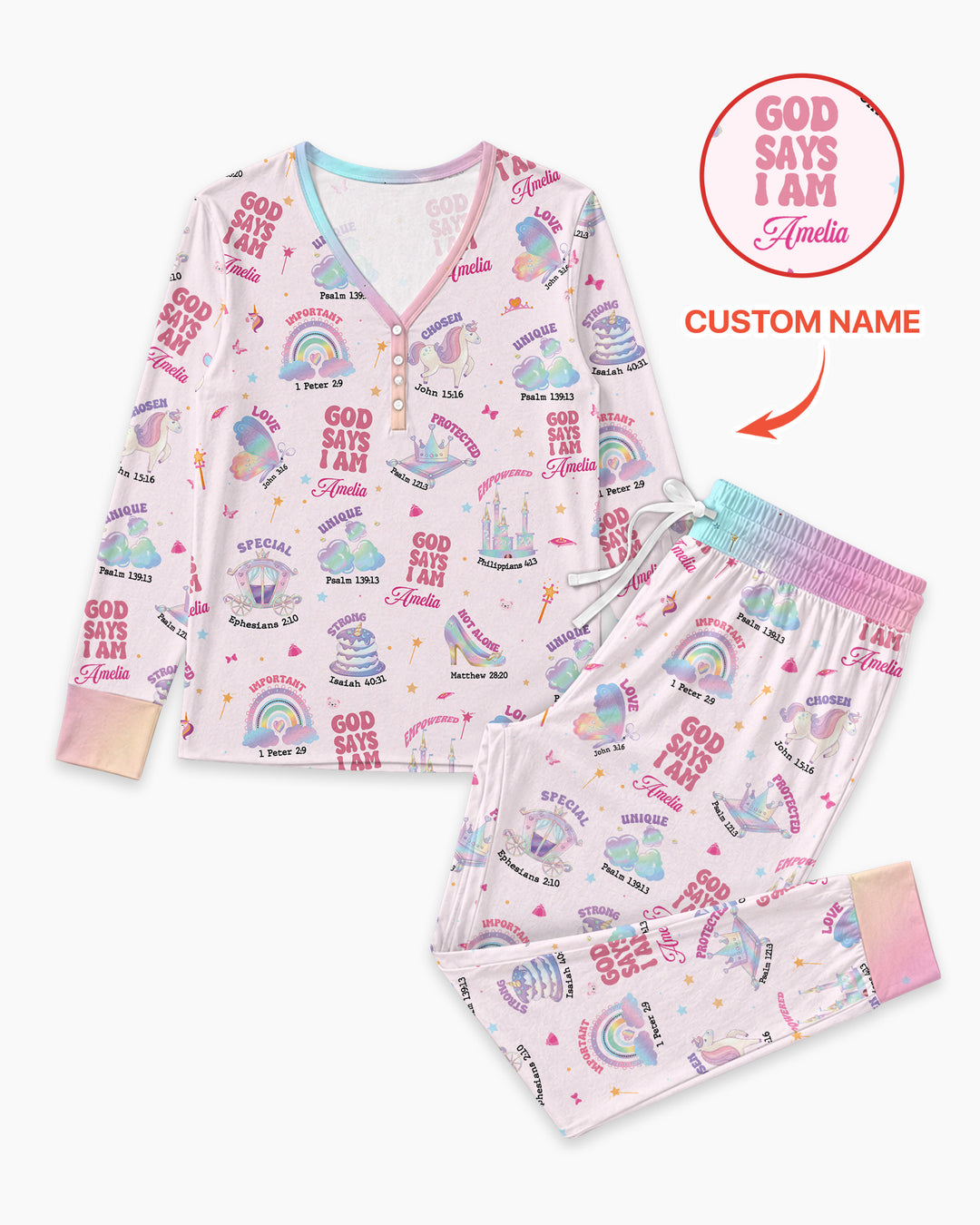 God Say I am Women's Pajama Set