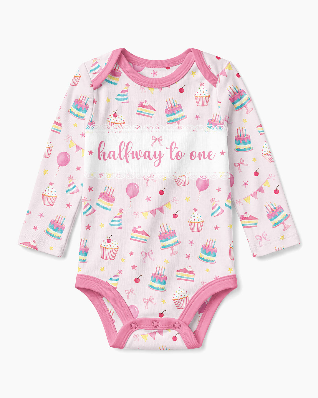 Party Halfway to One Bamboo Bodysuit