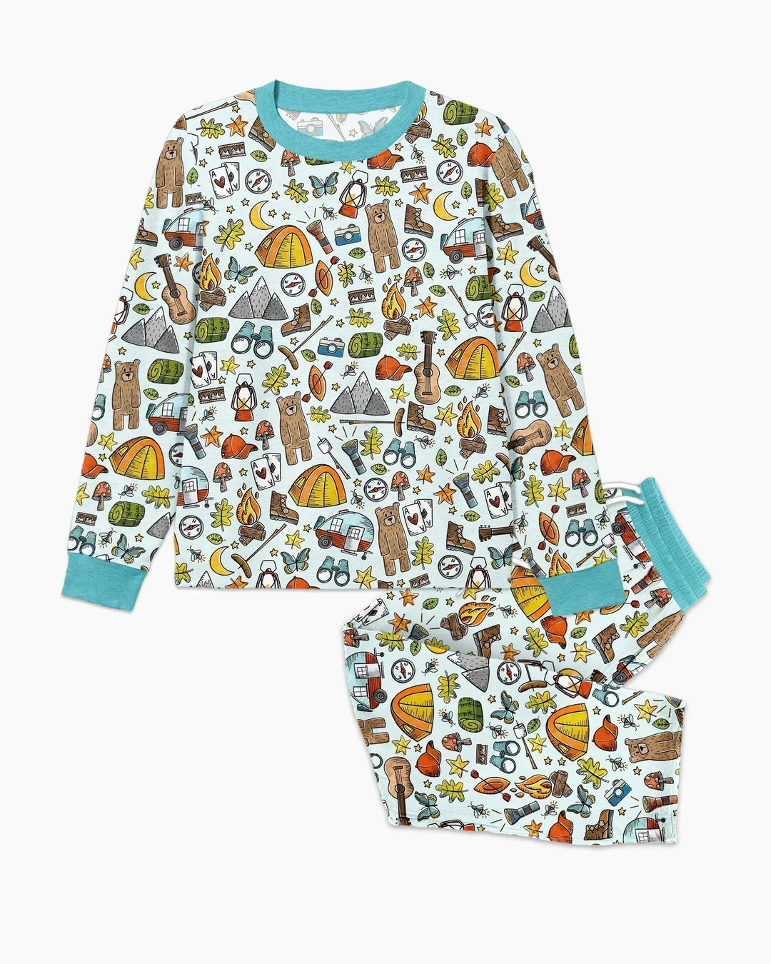 Funny Camper Family Matching Bamboo Men's Pajama Set
