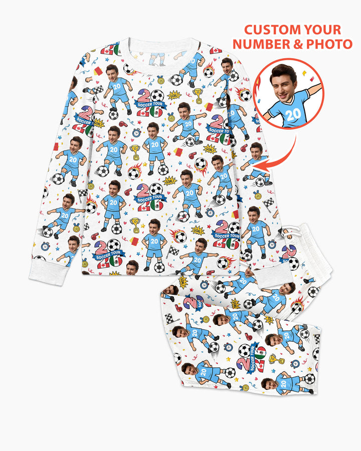 Soccer Tour 2026 Best Player Bamboo Men's Pajama Set