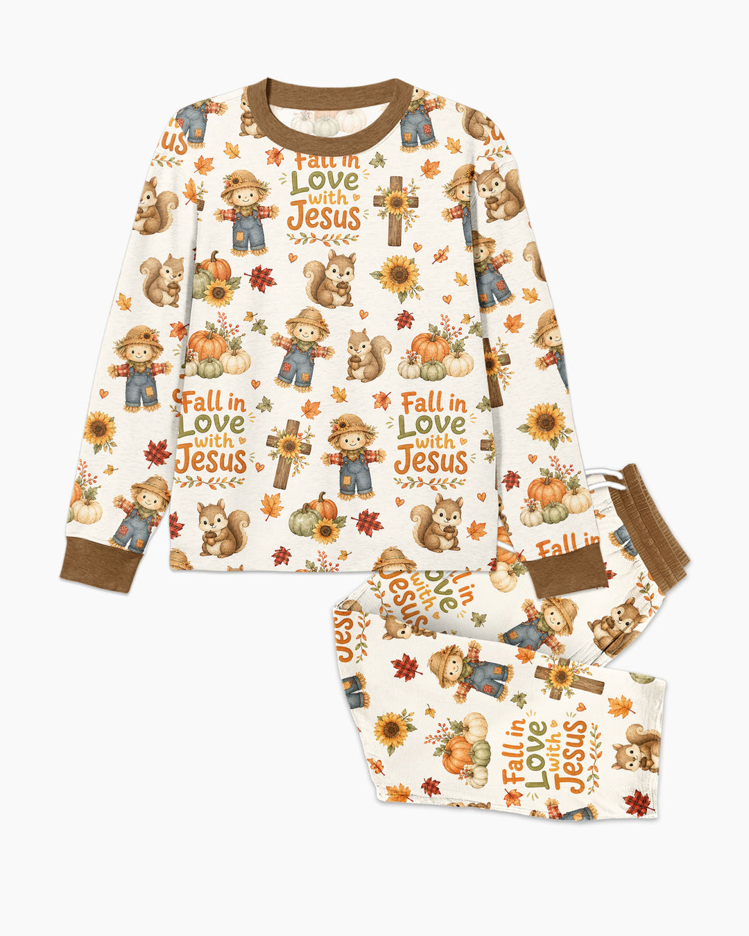 Fall For Jesus Bamboo Men's Pajama Set