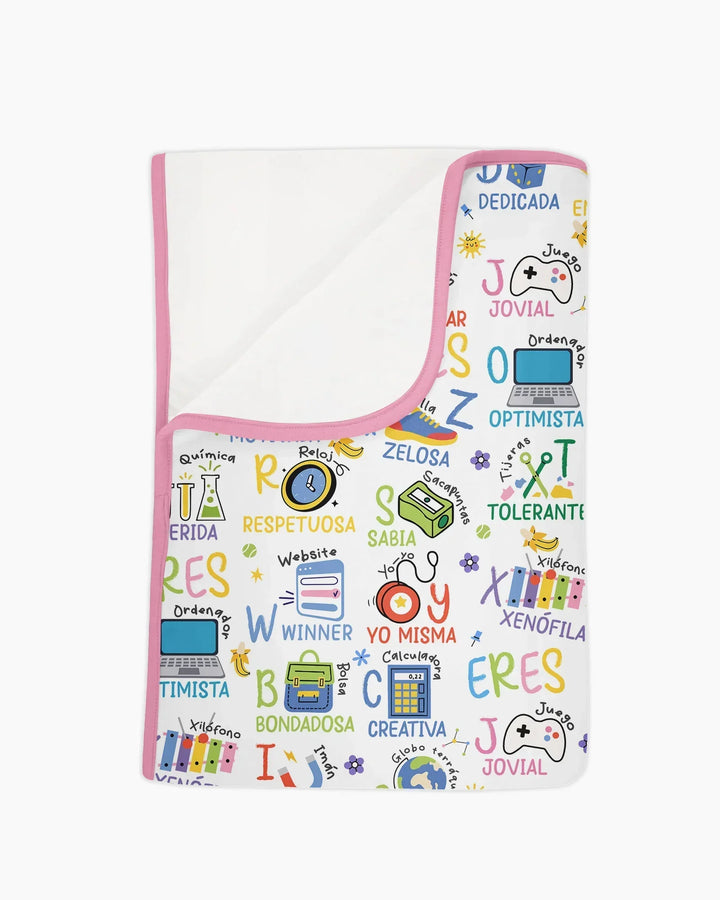 You Are Spanish Alphabet Version Bamboo Blanket