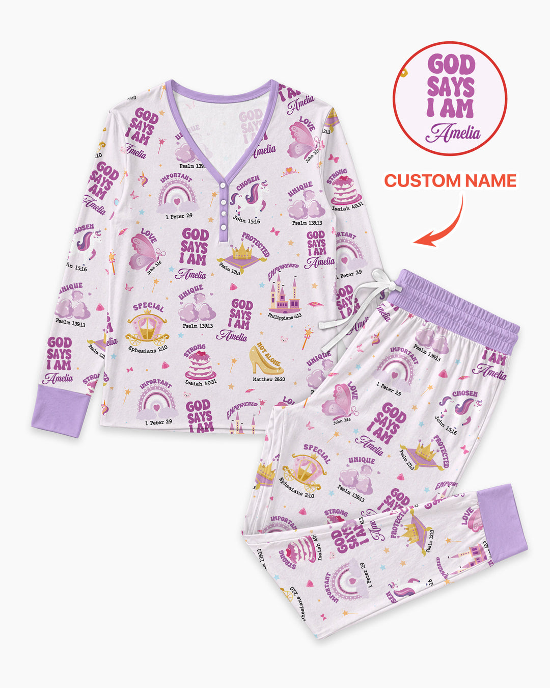 God Say I am Women's Pajama Set