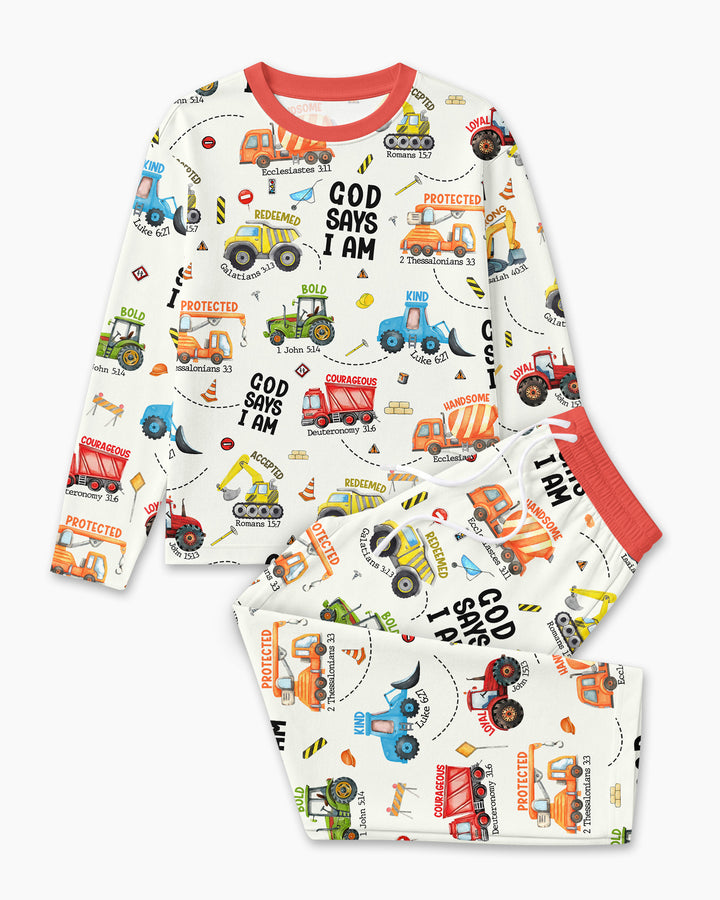 God Says I am Bamboo Men's Pajama Set