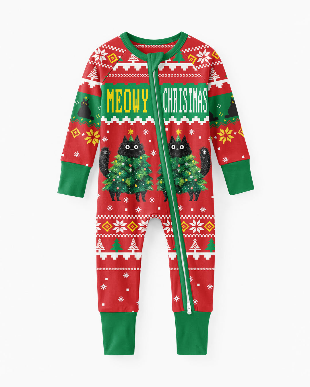 Meowy Christmas Bamboo Convertible Zippy