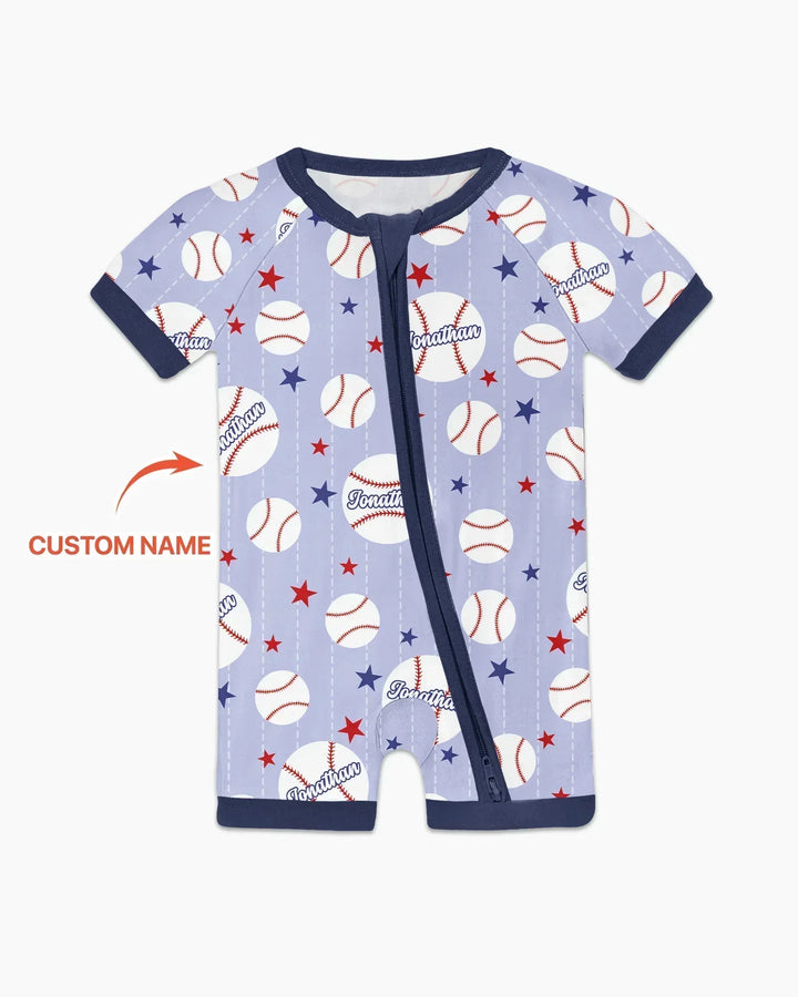 Custom Name Rookie of The Year Matching Bamboo Shorty Zippy