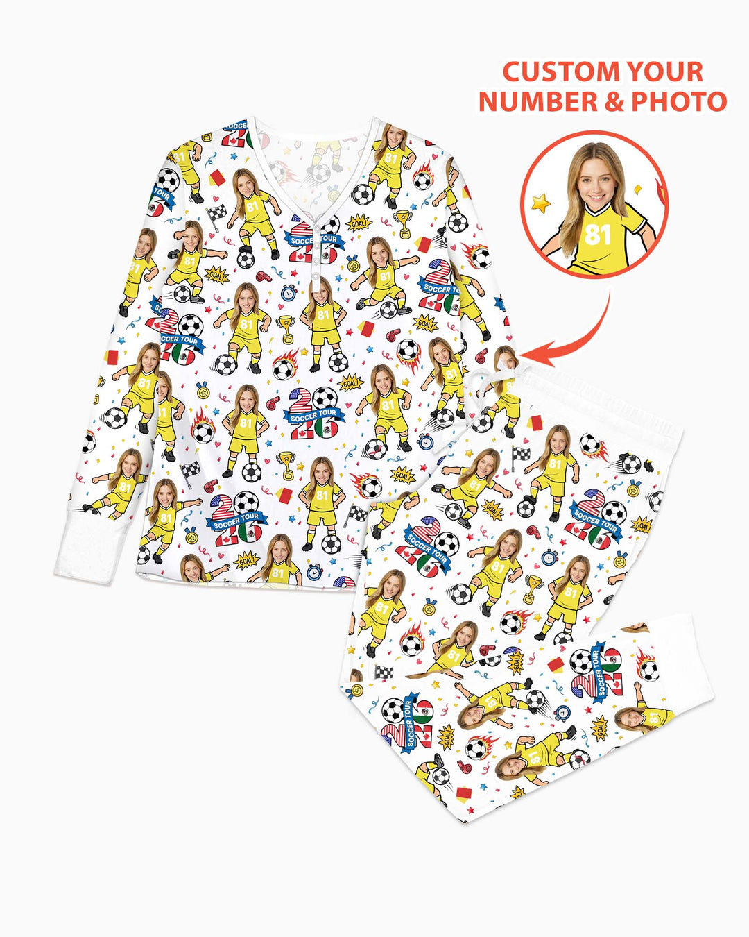 Vorlage Bambus Damen Pyjama Set