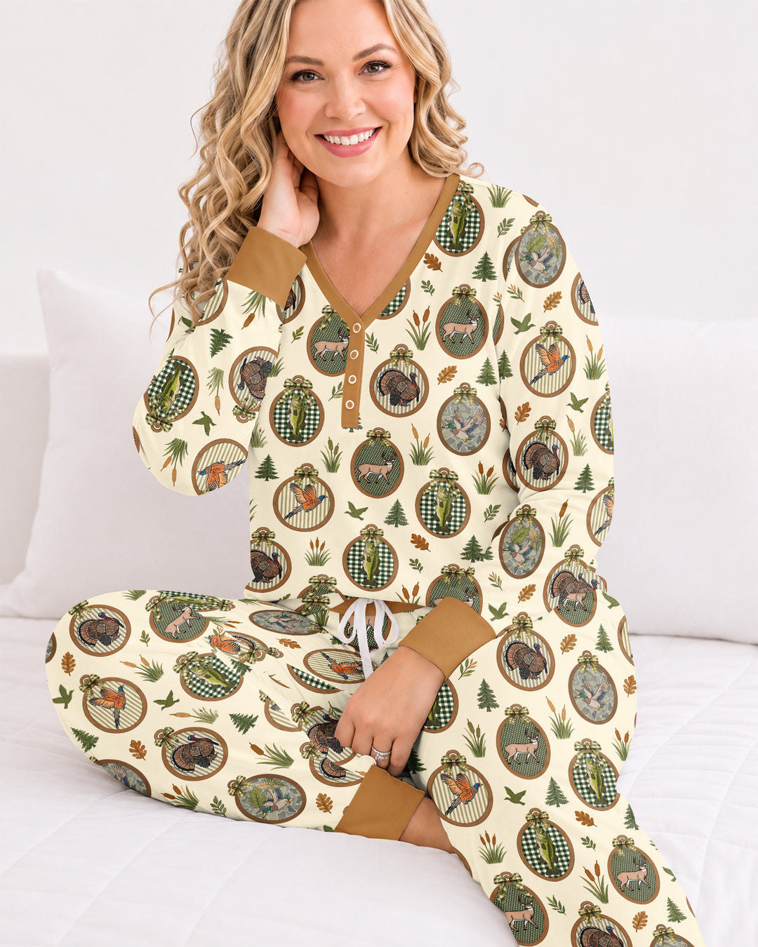 Hunting Season Bamboo Women Pajama Set