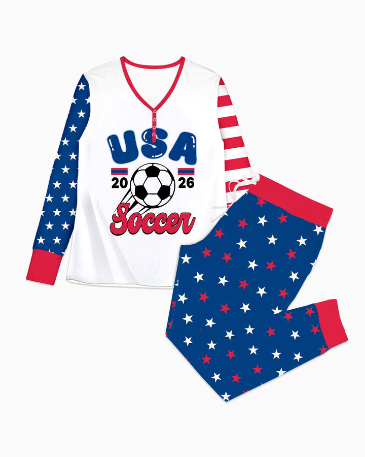 USA Soccer Cup Bamboo Women Pajama Set