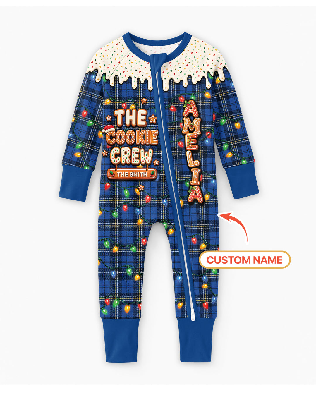 The Cookie Crew Custom Name Bamboo Convertible Zippy