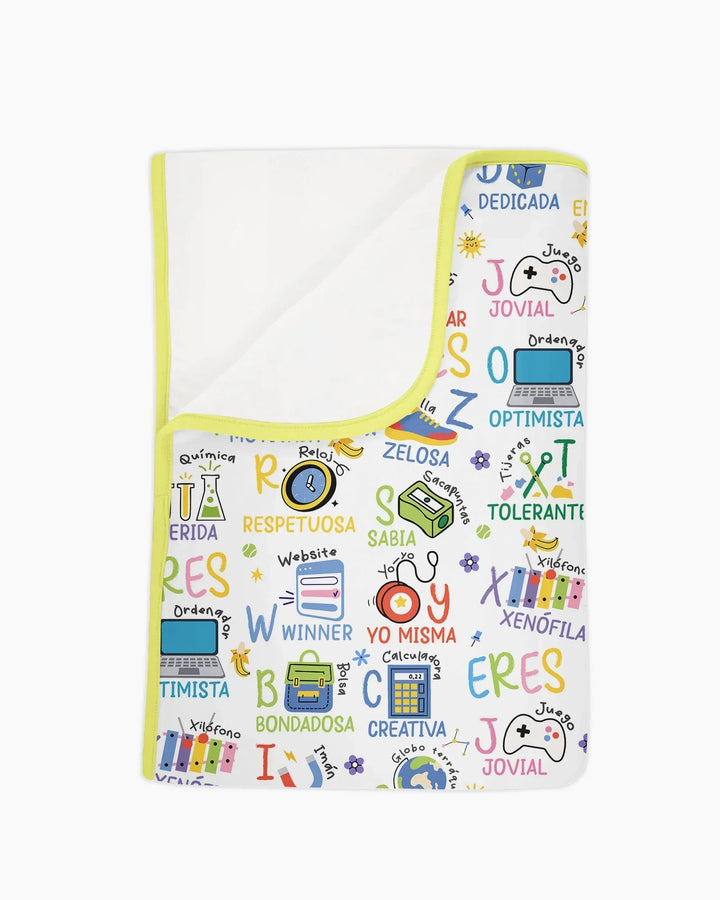 You Are Spanish Alphabet Version Bamboo Blanket