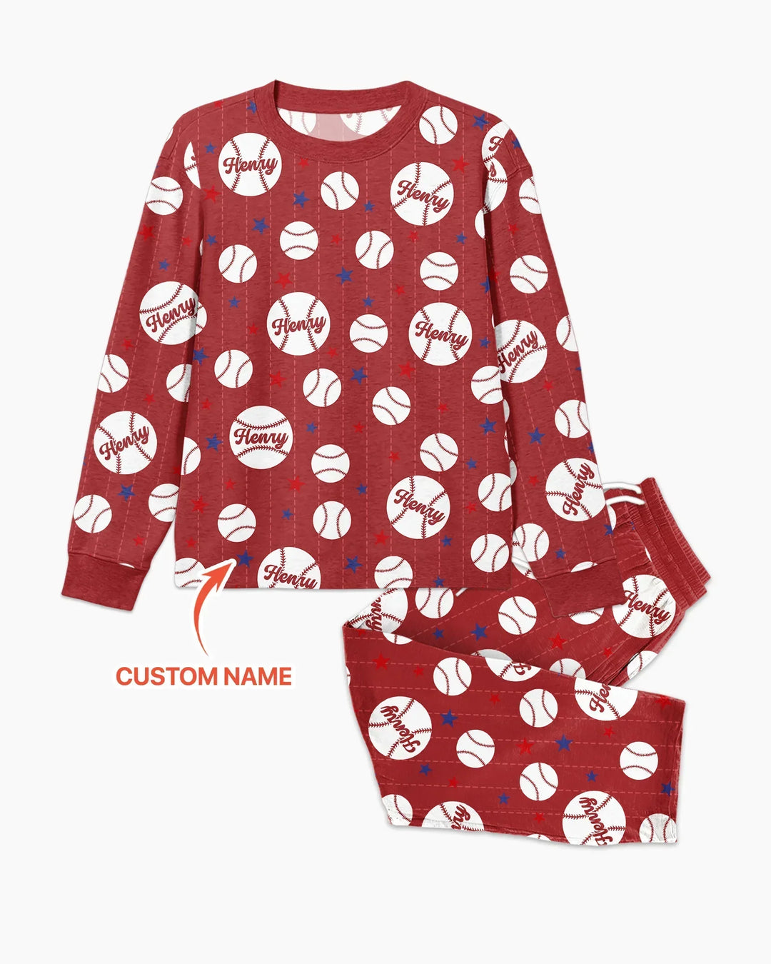 Custom Name Rookie of The Year Matching Bamboo Men's Pajama Set