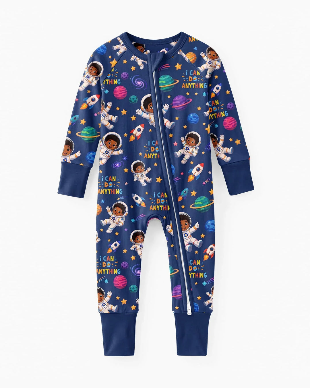 Black Astronaut I Can Do Anything Bamboo Convertible Zippy