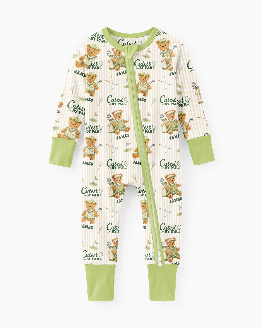 Cutest By Par Custom Name Bamboo Convertible Zippy