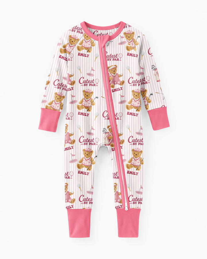Cutest By Par Custom Name Bamboo Convertible Zippy