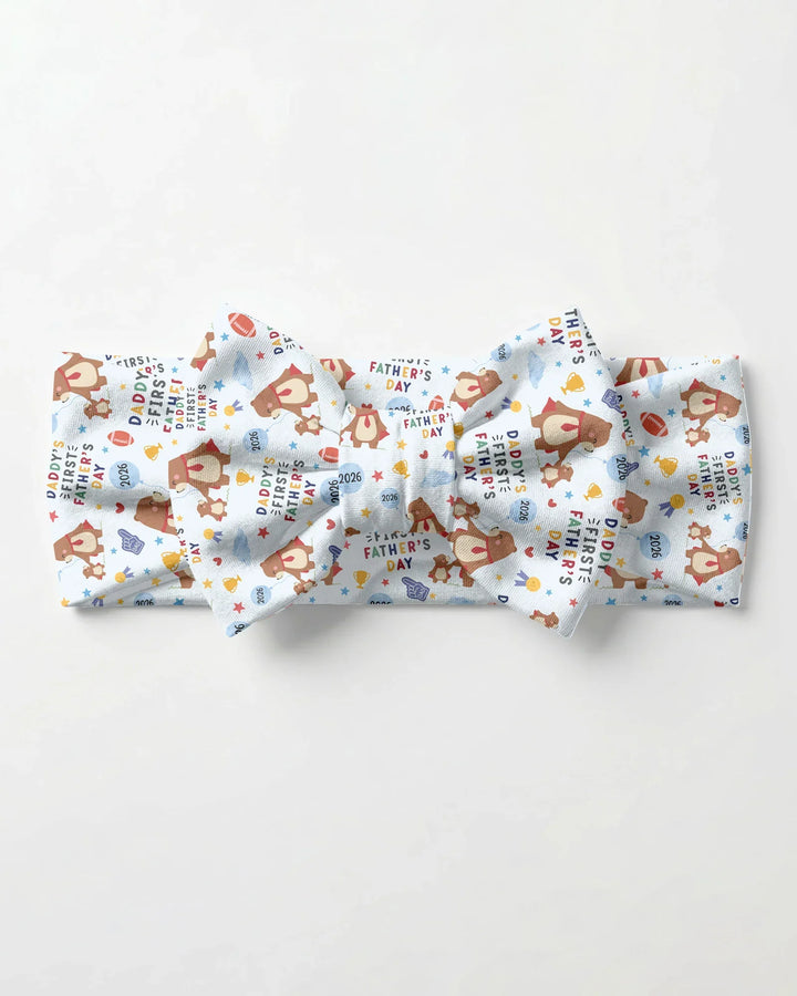 First Father's Day Daddy Bear Family Matching Headband