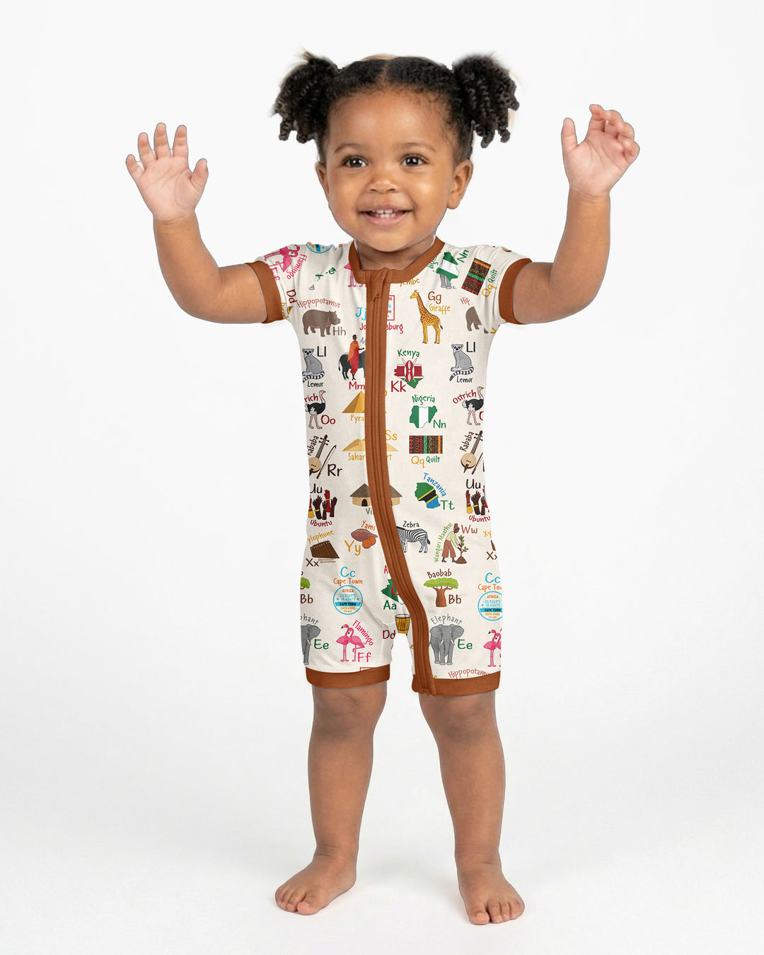 Explore Africa Geography Alphabet Bamboo Shorty Zippy