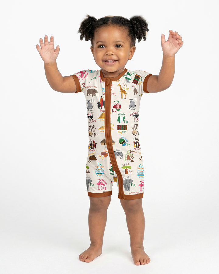 Explore Africa Geography Alphabet Bamboo Shorty Zippy