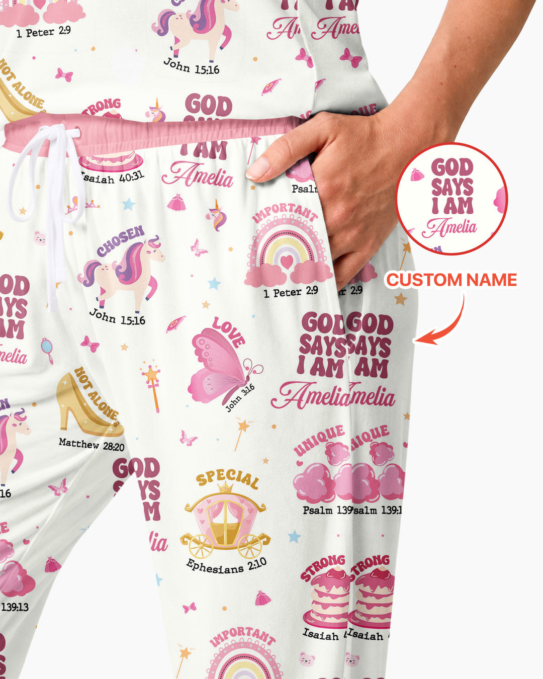 Dios Dice Que Soy Conjunto de Pijama para Mujer