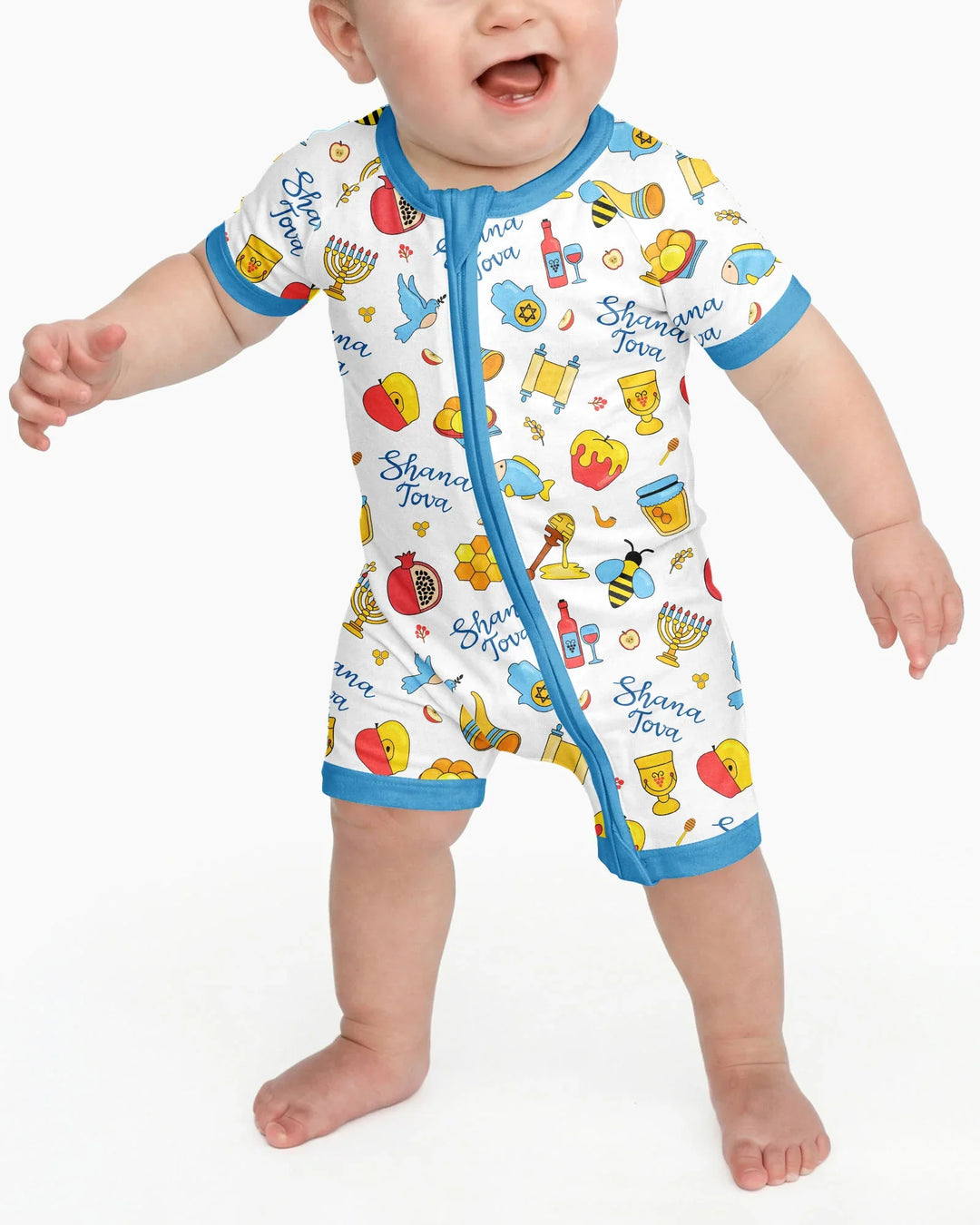 Shanah Tovah U'Metukah Bamboo Shorty Zippy