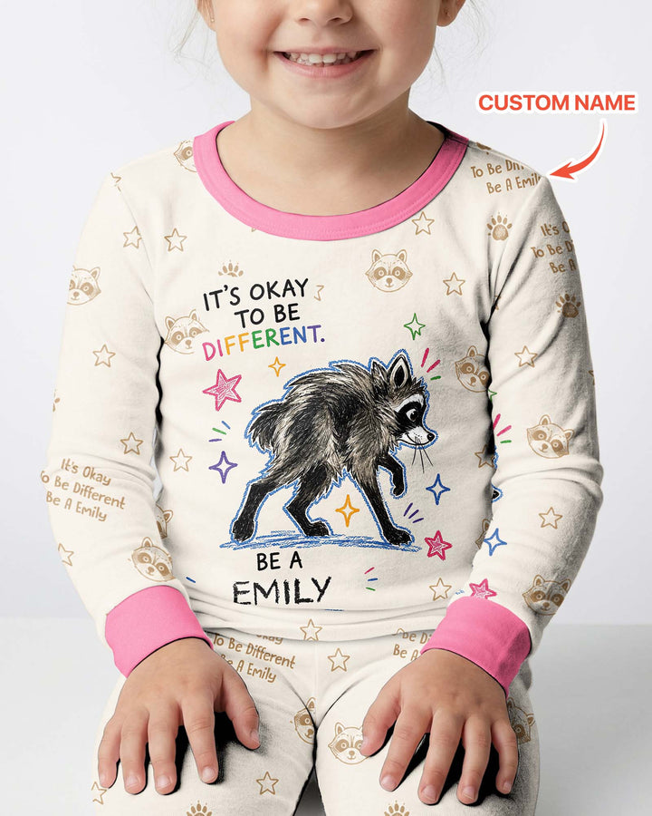 Jimothy The Raccoon Bamboo Two Piece Long Sleeve Pajama Set