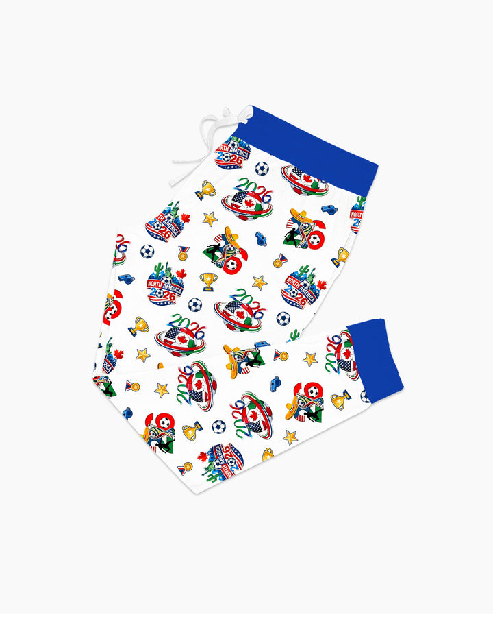World Soccer North America 2026 Family Matching Bamboo Women Pajama Set