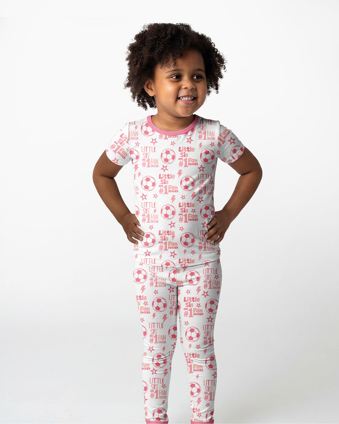 Zweiteiliges, kurzärmliges Pyjama-Set mit Marienkäfern
