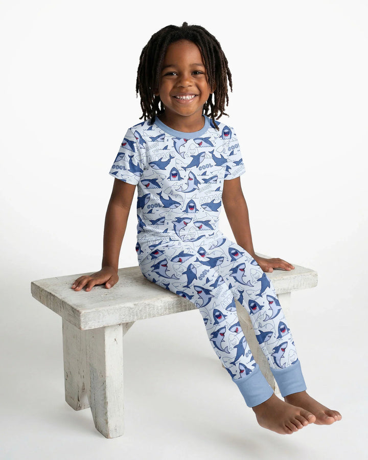 Zweiteiliges, kurzärmliges Pyjama-Set mit Marienkäfern
