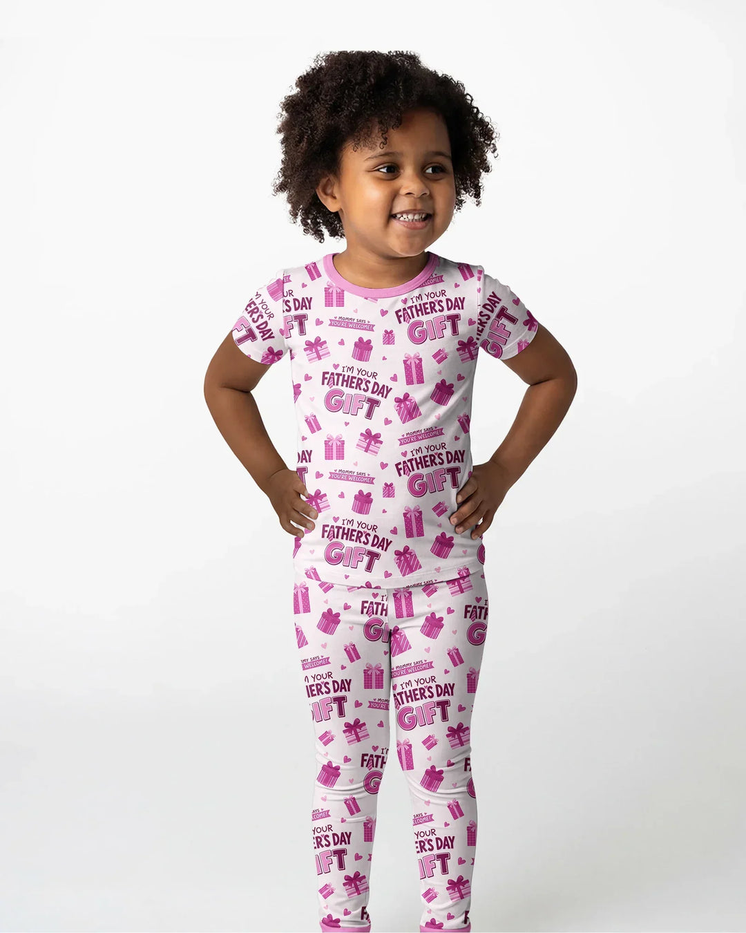 I'm Your Father's Day Gift Bamboo Two Piece Short Sleeve Pajama Set
