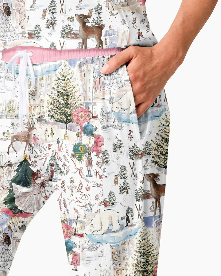 Enchanted Winter Wonderland Bamboo Women Pajama Set