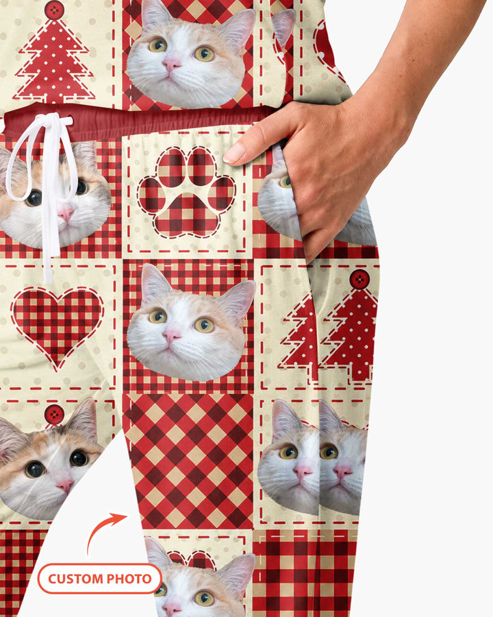 Christmas Ugly Pet Bamboo Women Pajama Set