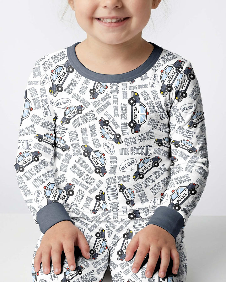 Little Rookie Bamboo Two Piece Long Sleeve Pajama Set