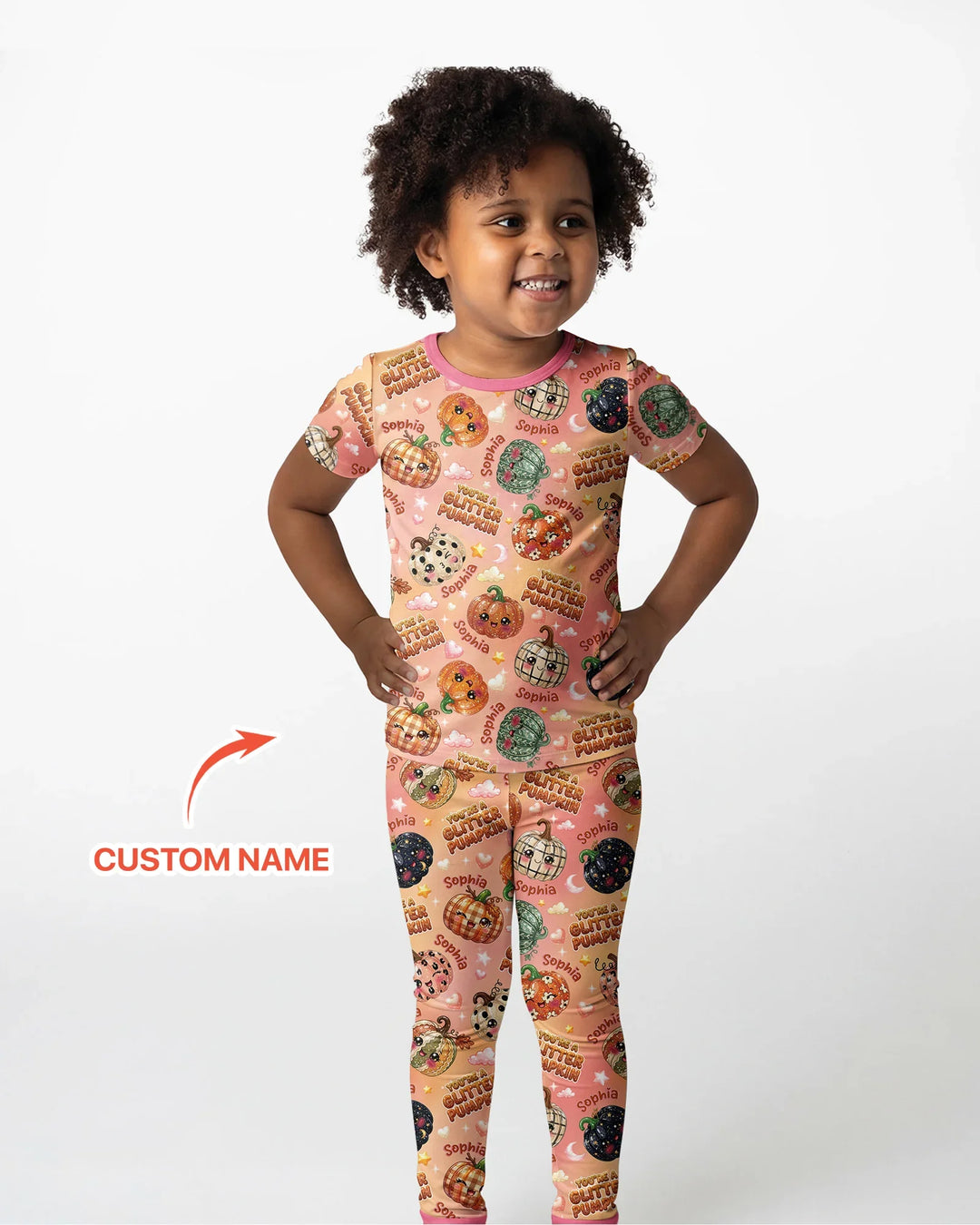 Zweiteiliges, kurzärmliges Pyjama-Set mit Marienkäfern