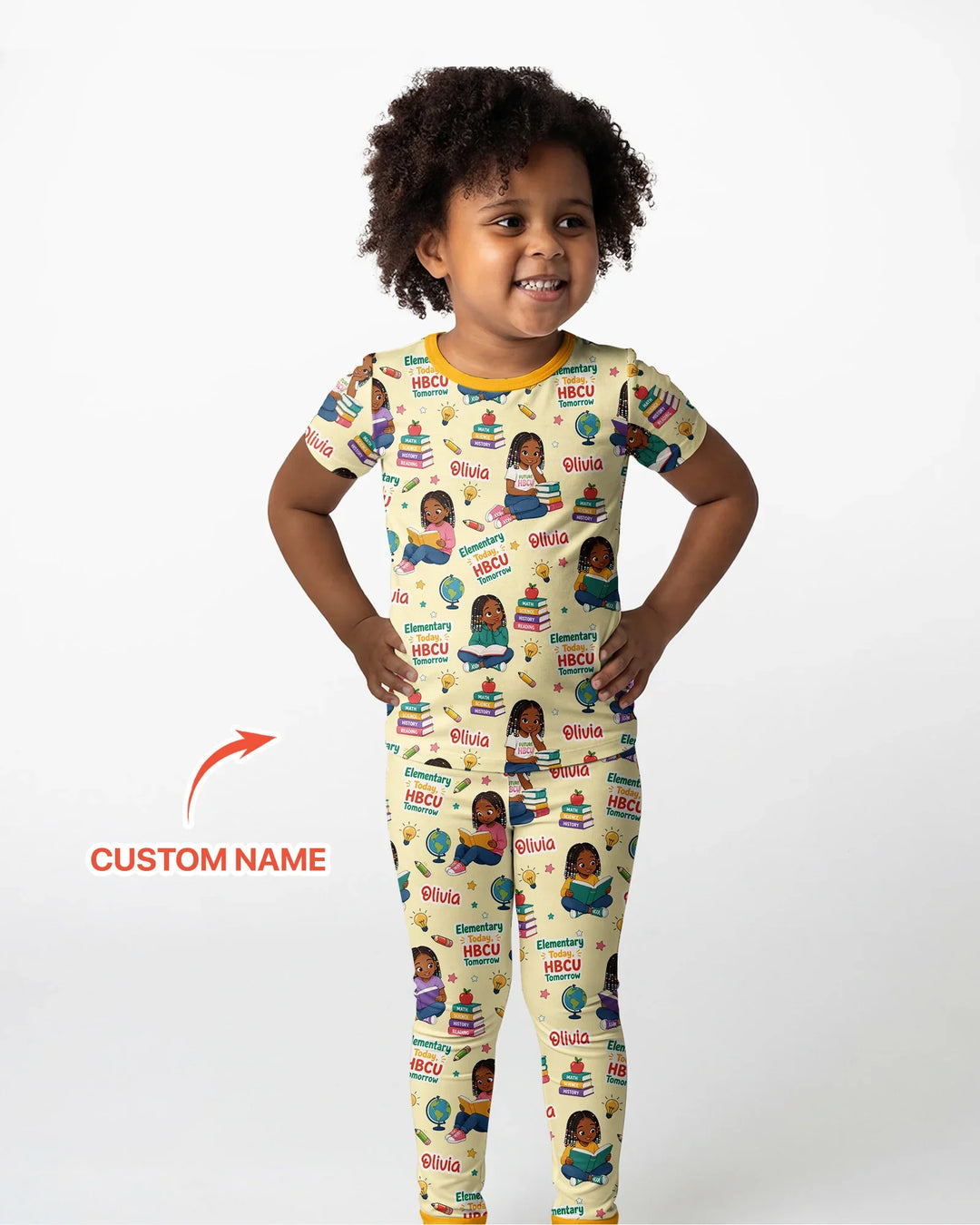 Zweiteiliges, kurzärmliges Pyjama-Set mit Marienkäfern