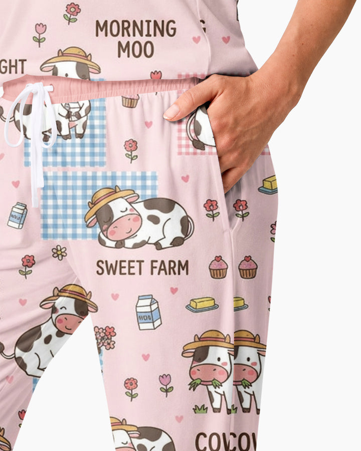 Drowned In Buttercream Bamboo Women Pajama Set